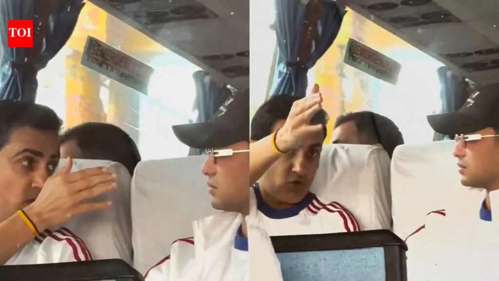 Gautam Gambhir in serious chat with out-of-form Abhishek Sharma in team bus – WATCH | Cricket News