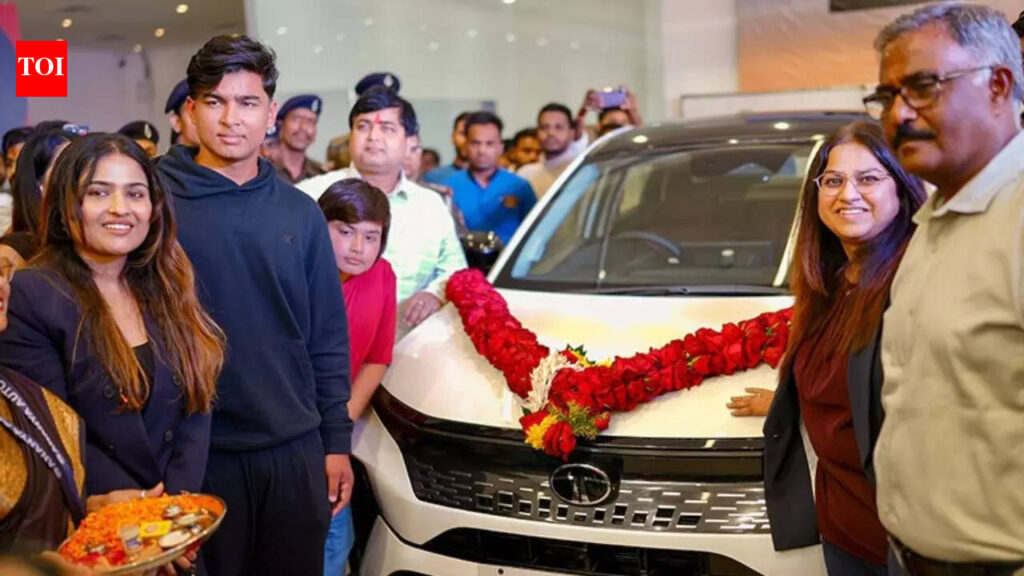 After Rs 50 lakh reward from Bihar CM, 14-year-old Vaibhav Sooryavanshi flaunts new Rs 22 lakh car | Cricket News