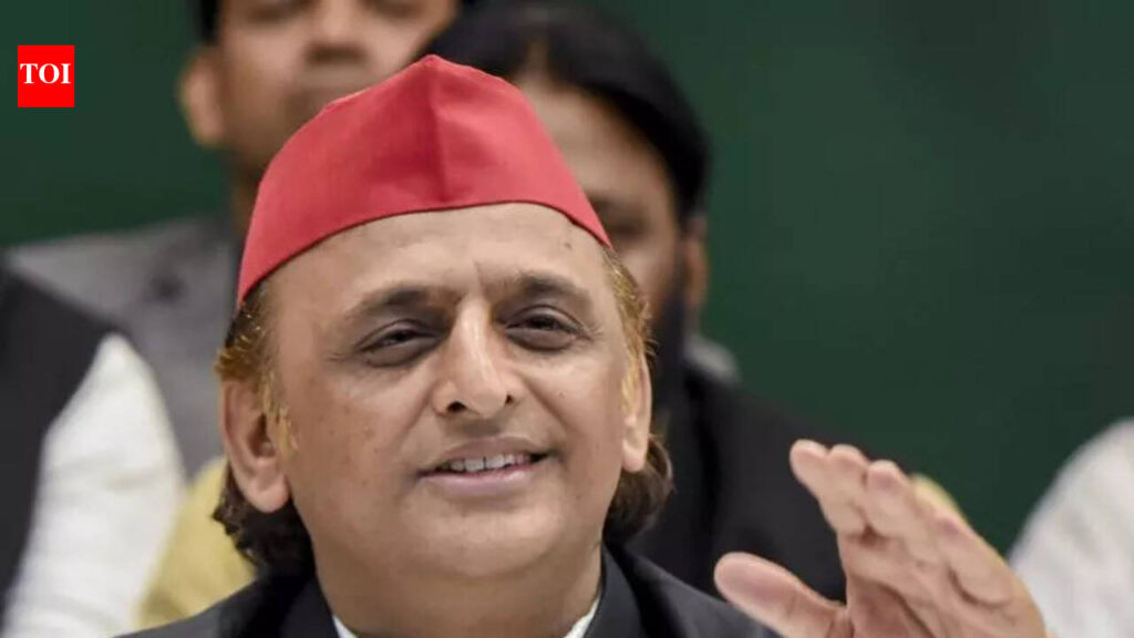Akhilesh accuses BJP of weakening education system | Lucknow News