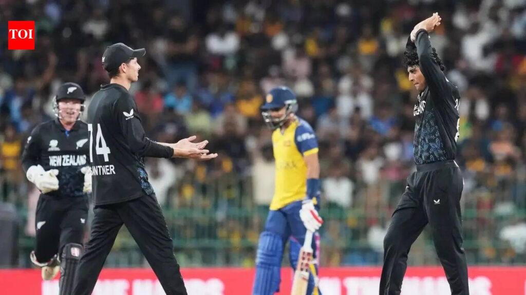 T20 World Cup: Mitchell Santner and Rachin Ravindra dismantle Sri Lanka, keep New Zealand in the hunt for semis | Cricket News