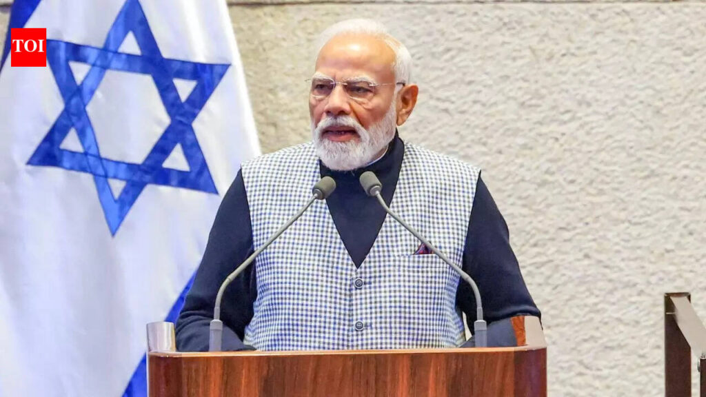 India with Israel & world for dialogue, peace, stability: PM Modi | India News