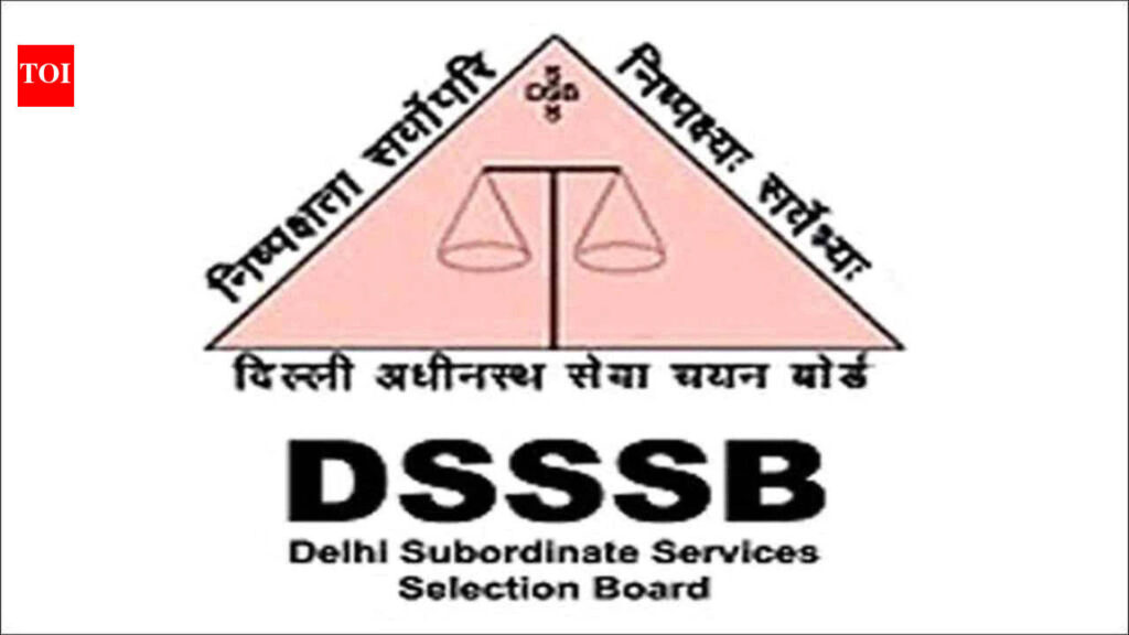 DSSSB declares PGT Sanskrit marks, issues PGT Physics result for GNCTD and NDMC posts: Download PDF here