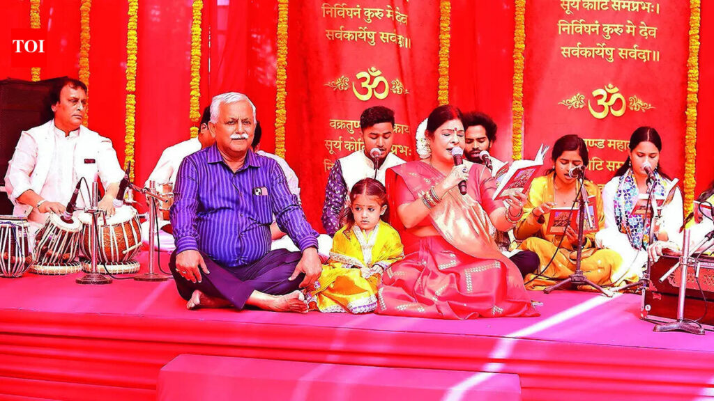 Milestone marked with devotion and music | Lucknow News