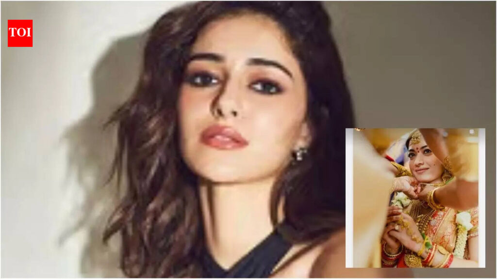 Ananya Panday shares her favourite PIC from Rashmika Mandanna and Vijay Deverakonda’s wedding, can’t stop gushing | Hindi Movie News