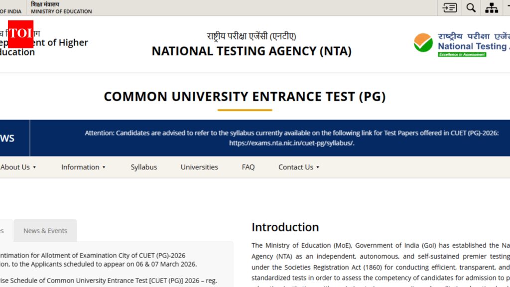 When will NTA release CUET PG admit card 2026? Here’s what we know