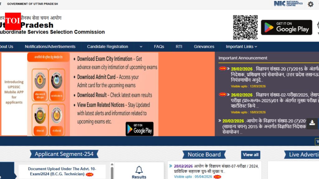 UPSSSC Pharmacist recruitment 2026: Notification released for 560 posts; registration begins on this date