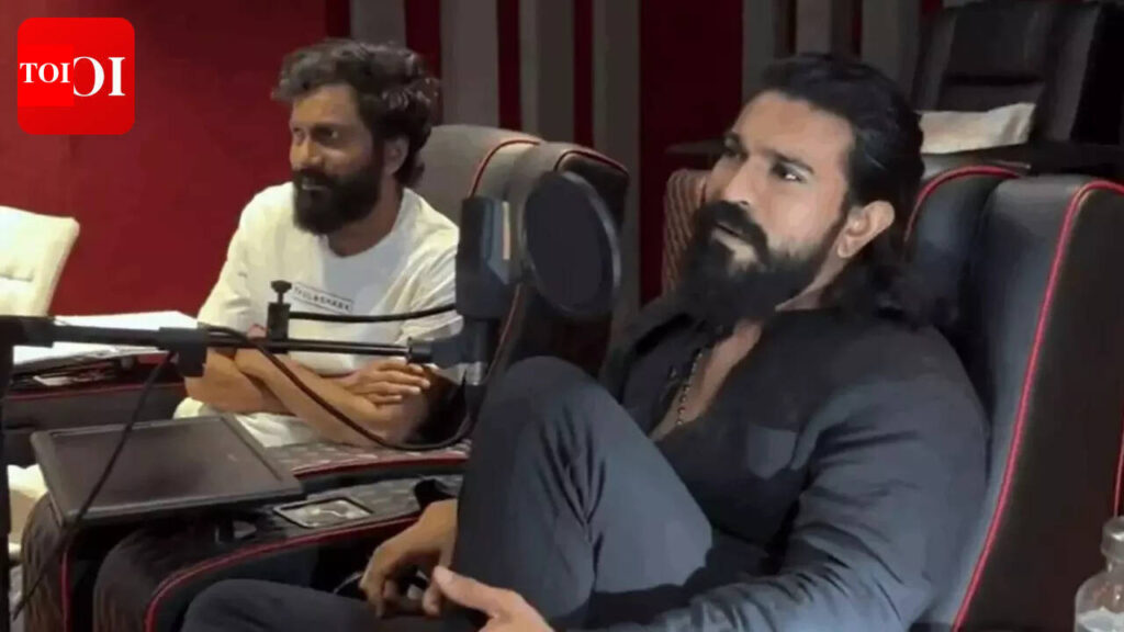 A. R. Rahman: Ram Charan begins dubbing for ‘Peddi,’ BTS video amps up summer release hype | Telugu Movie News