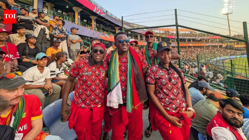 Castle Corner paints Kotla red: Zimbabwe’s boisterous fans bring Arun Jaitley Stadium to life | Cricket News