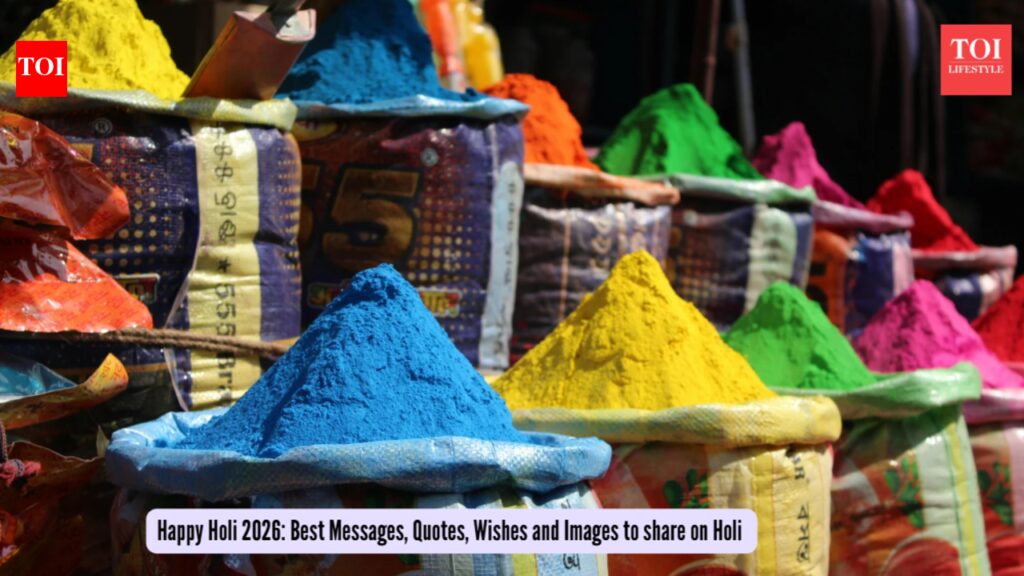 Holi Wishes & Images: Happy Holi 2026: Best Messages, Quotes, Wishes and Images to share on Holi |