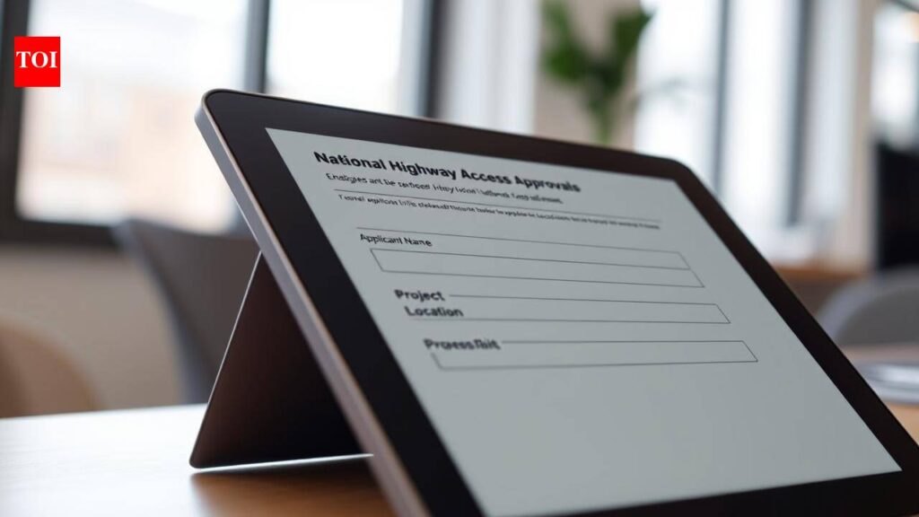 Application & approval process for access roads from NHs goes fully digital | India News