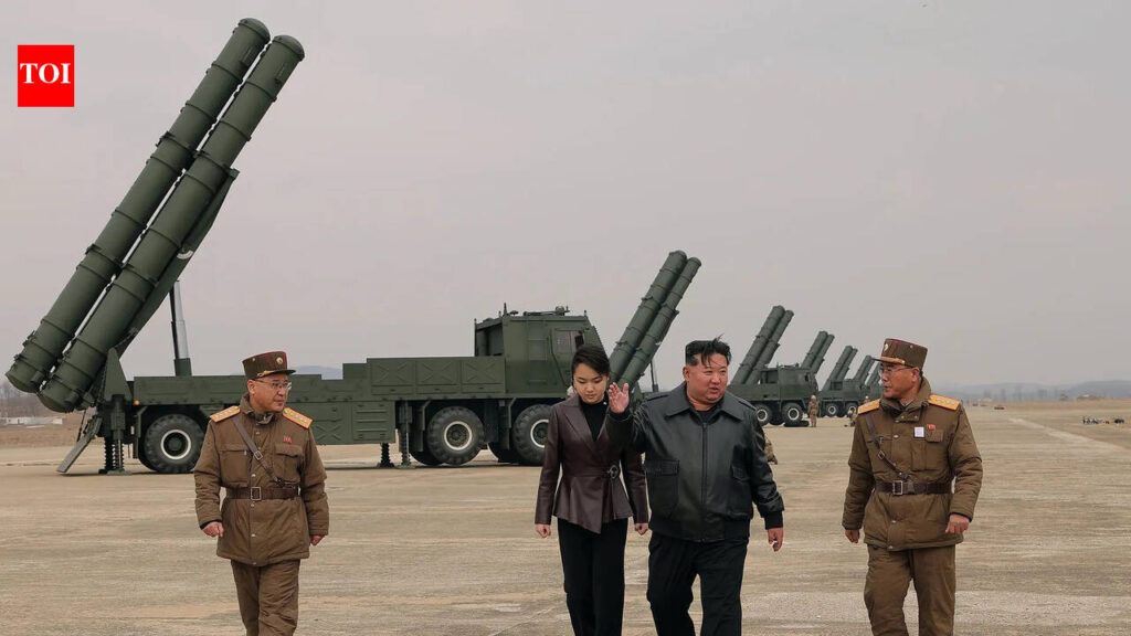 Kim Jong Un, daughter oversee test of North Korea’s ‘deadly yet attractive’ rocket launchers