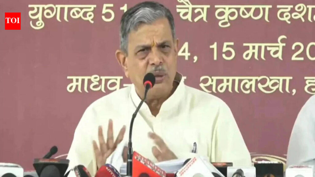 Rashtriya Swayamsevak Sangh: ‘In supreme interest of nation’: RSS backs Centre’s decisions amid Middle East turmoil; calls for peace | India News