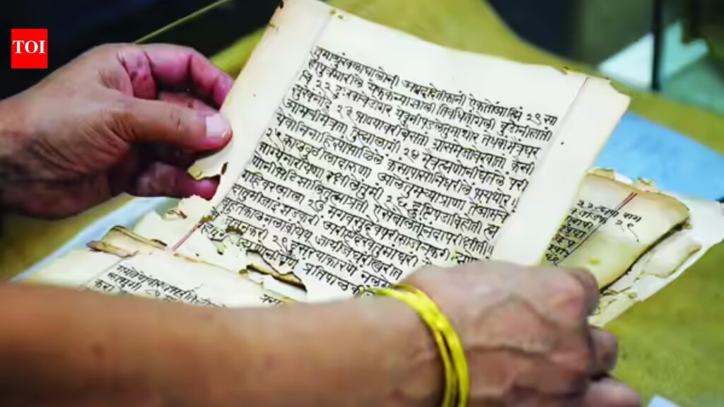 In a first, India to map its manuscript heritage from today | India News