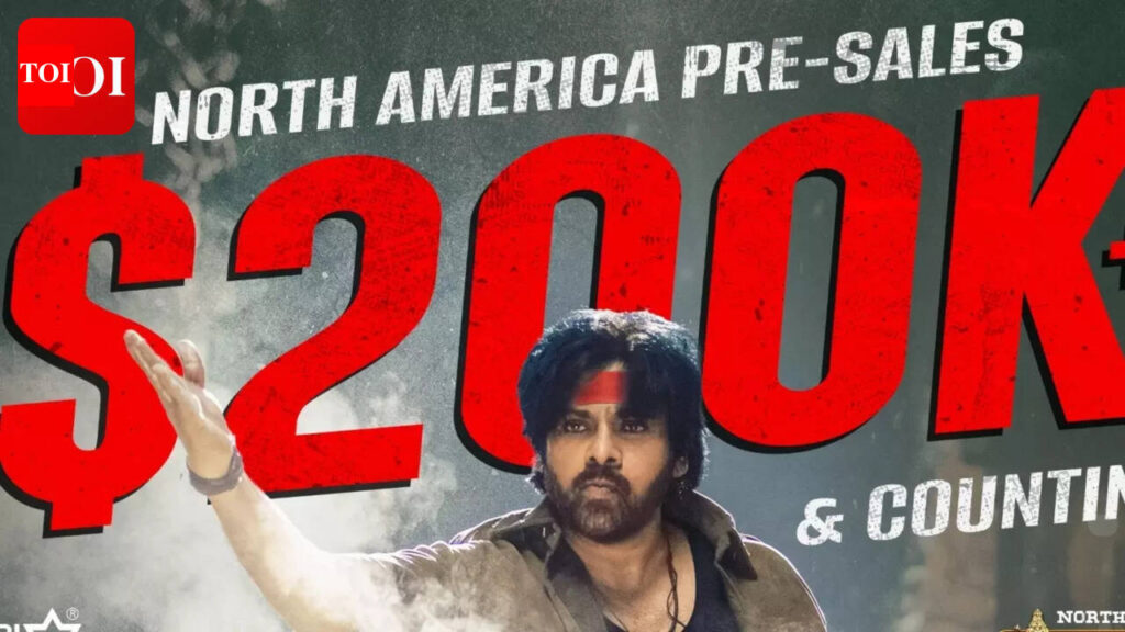 Pawan Kalyan’s ‘Ustaad Bhagat Singh’ advance booking; North America pre-sales cross 200K USD | Telugu Movie News
