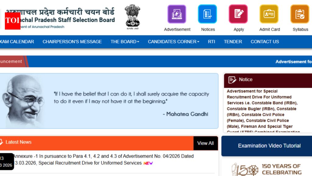 APSSB CGL 2026 notification released for various Group C posts: Registration begins on this date