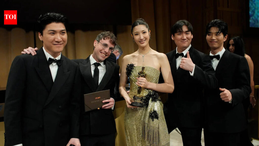 Kpop Demon Hunters: ‘Golden’ songwriters break silence after Oscars speech cutoff during historic win for ‘K-Pop Demon Hunters’ | English Movie News