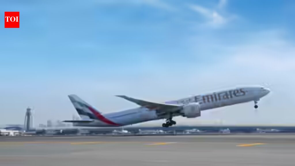 Emirates flight from Chennai turns back after drone hits Dubai | India News