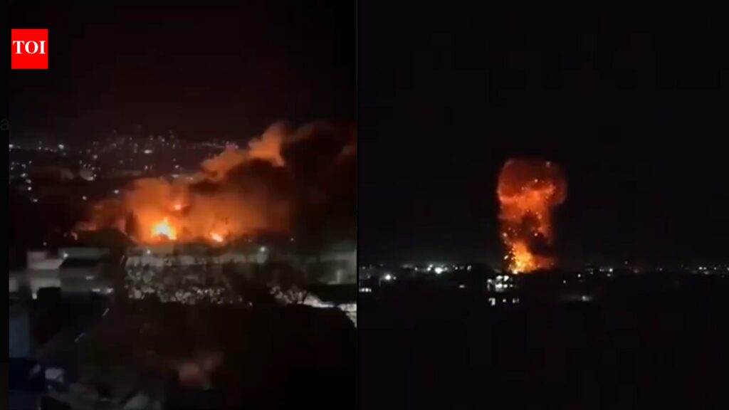 Watch: Flames, huge smoke columns seen after Pakistan airstrike on Kabul hospital that killed 400