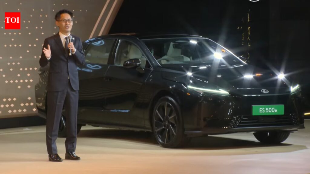 Lexus ES 500e electric sedan launched at Rs 89.99 lakh: Battery, range & more