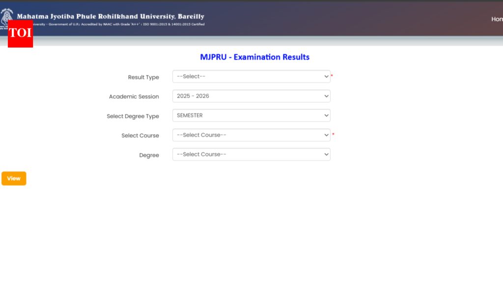 MJPRU UG, PG result 2026 released at mjpruiums.in: Direct link to download scorecards here