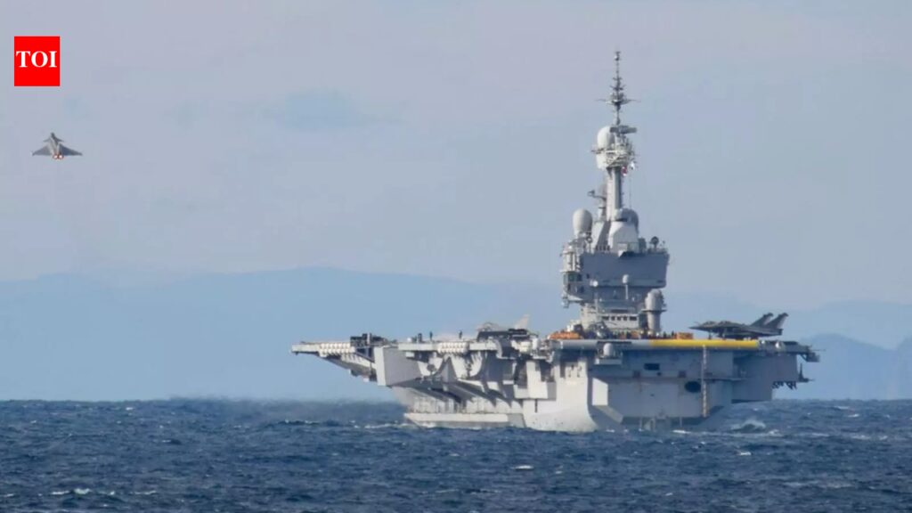 Officer’s Strava activity reveals location of French aircraft carrier in eastern Mediterranean