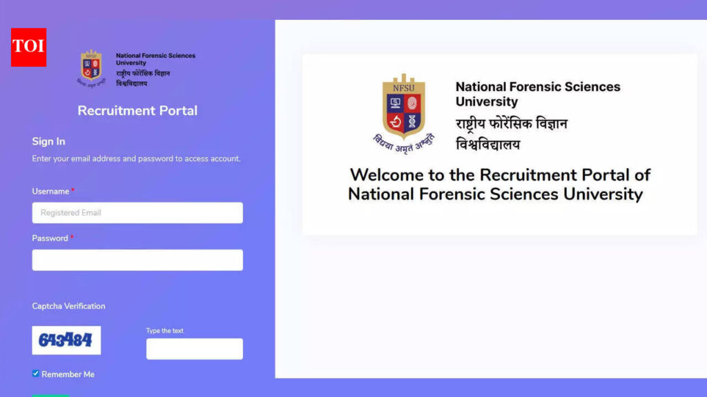 NFSU recruitment 2026 last date March 23 for 51 non teaching posts; apply here