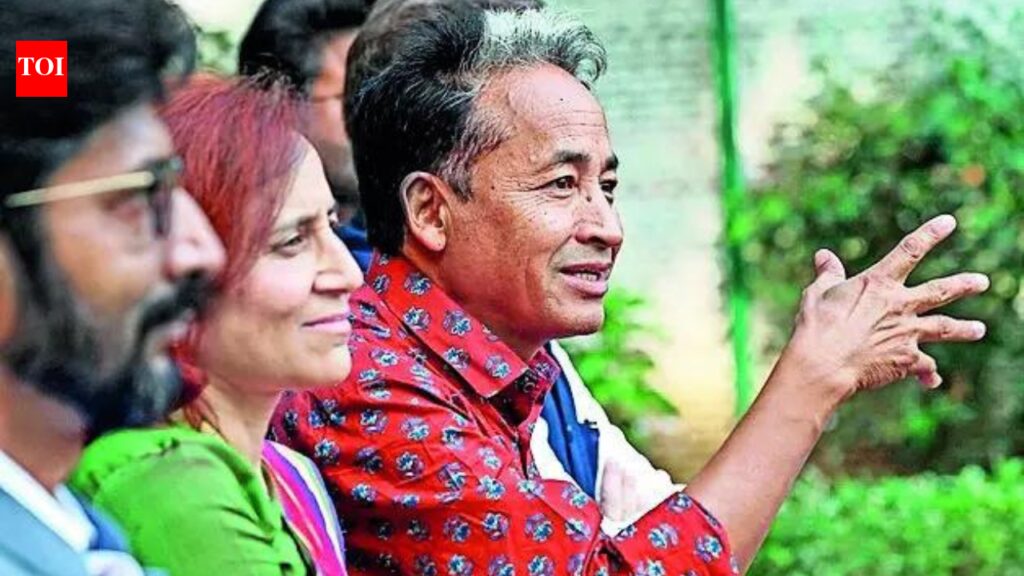 Back in Ladakh to rousing reception, Wangchuk calls for ‘give and take’ solution | India News
