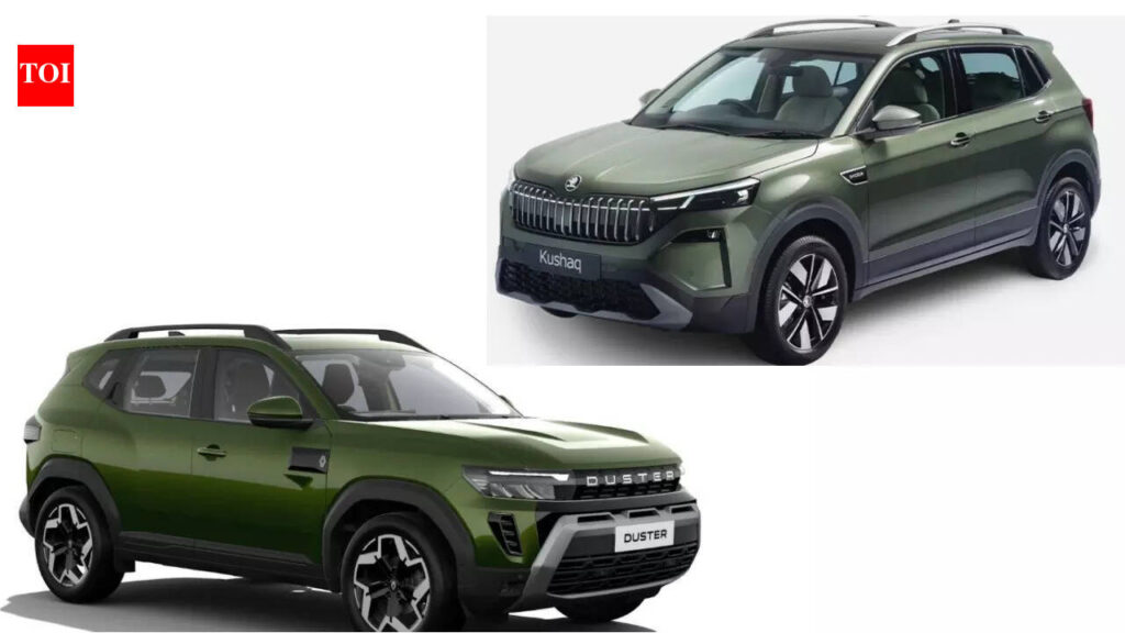 Renault Duster vs Skoda Kushaq facelift: Pricing, engine compared