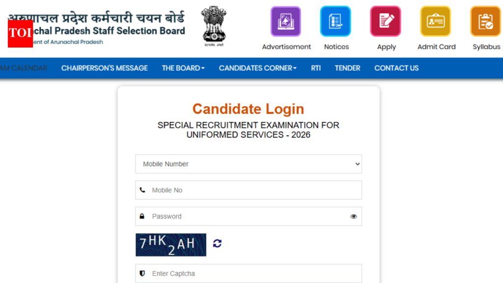 APSSB recruitment 2026: Registration begins for 984 Constable, Firemen, Special Tiger Guard posts; direct link here