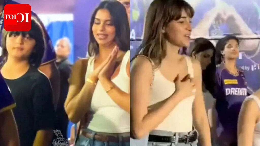 ‘King’ star Suhana Khan makes public appearance with brother AbRam Khan and BFFs Ananya Panday, Shanaya Kapoor for cricket outing |