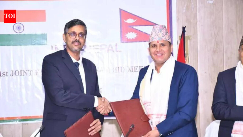 India, Nepal officials discuss key issues in border survey team meet | Lucknow News