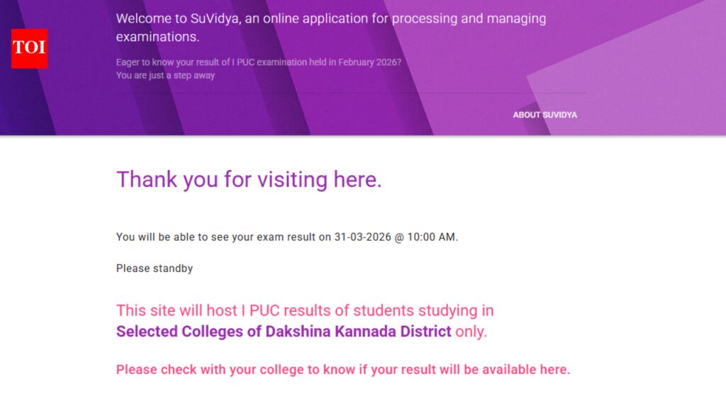Karnataka 1st PUC result 2026 to be out tomorrow at result.proed.in: Check when and how to download marksheets
