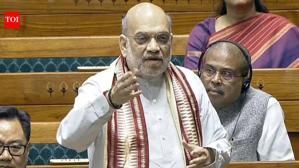 Amit Shah says talks on with only active top Maoist, attacks Congress for Red ties | India News