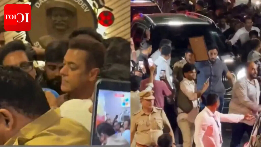 Salman Khan MOBBED by fans at Mumbai event; concerned netizens question security following death threats – WATCH |