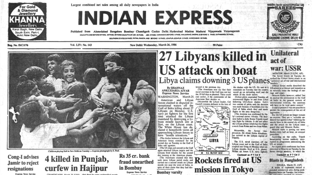 40 years ago March 26, 1986: US-Libya clashes