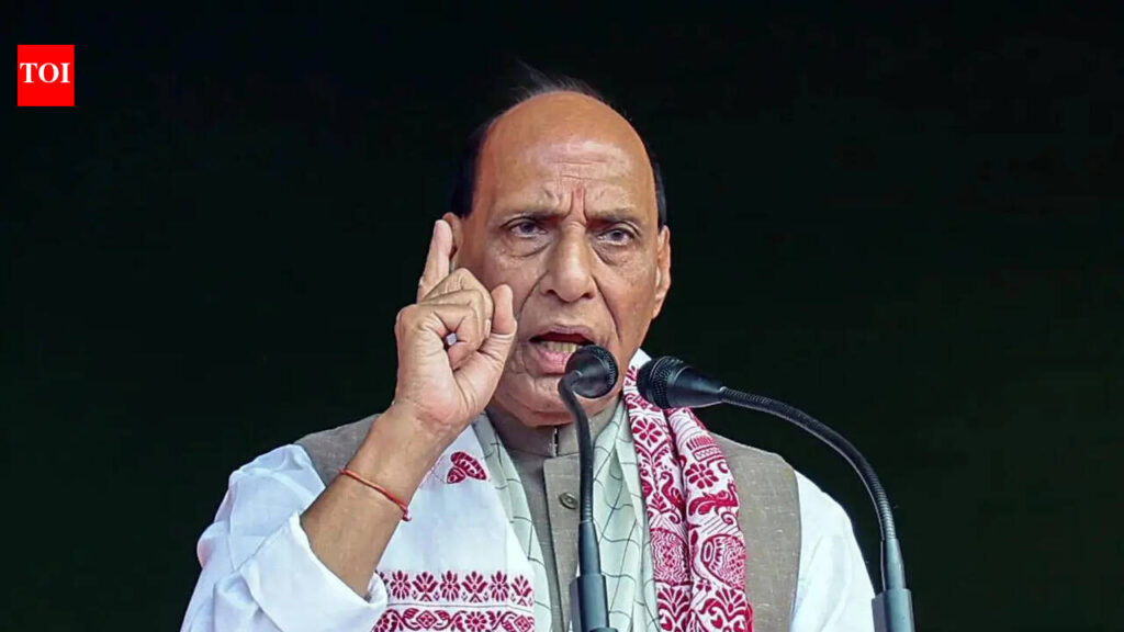 BJP restored peace in Assam, spurred development, says Rajnath | India News
