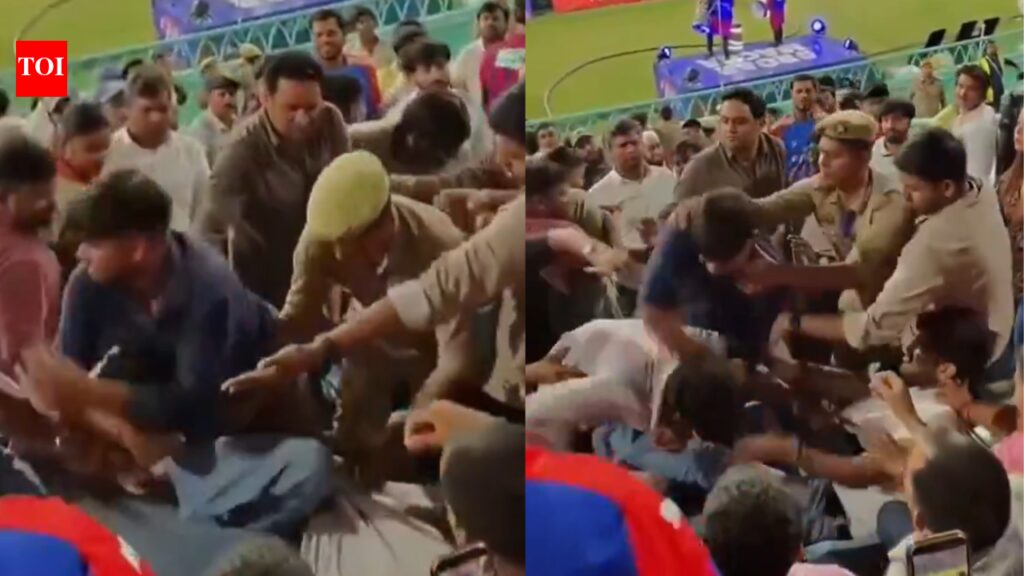 IPL 2026: LSG vs DC turns into WWE Raw as fan brawl erupts in stands – Watch | Cricket News