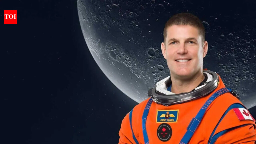 NASA’s Artemis II mission: Crew honours Jeremy Hansen with ‘astronaut gold pin’, an elite spaceflight award |