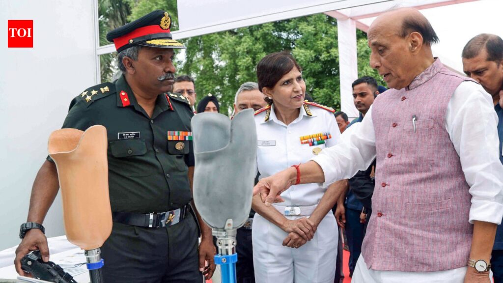 Rajnath lays foundation stones for 3 new centres at R&R, new infra at Base Hospital | India News