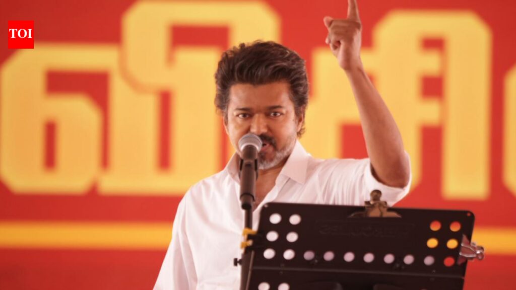 Vijay: ‘Real Congress with TVK’: Vijay targets ‘powerless’ Stalin, calls DMK bloc ‘cash-box alliance’ | India News