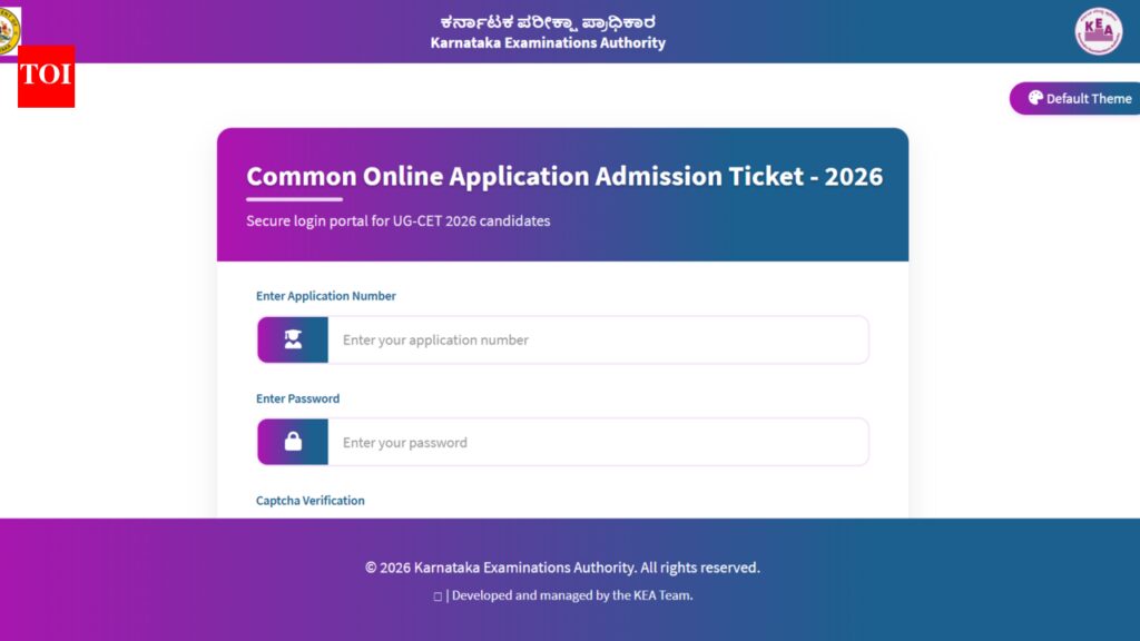 KCET hall ticket 2026: KEA flags fake admit card links, urges candidates to stay alert