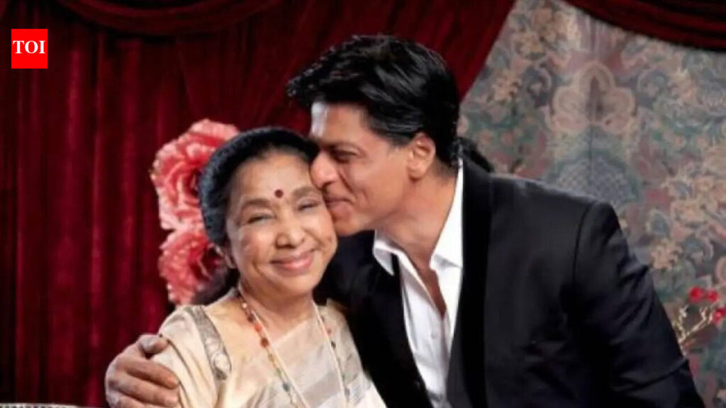 Shah Rukh Khan kisses Asha Bhosle in a heartwarming PIC as he pays emotional tribute to the legendary singer: ‘I will miss her’ | Hindi Movie News