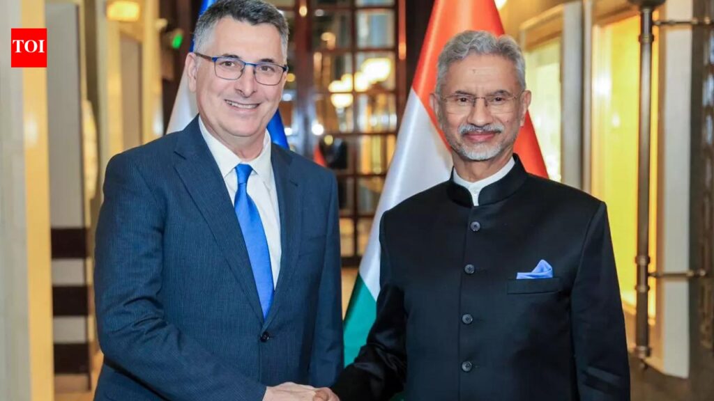 ‘Covered different aspects of West Asia situation’: Jaishankar speaks to Israeli FM Gideon Sa’ar | India News