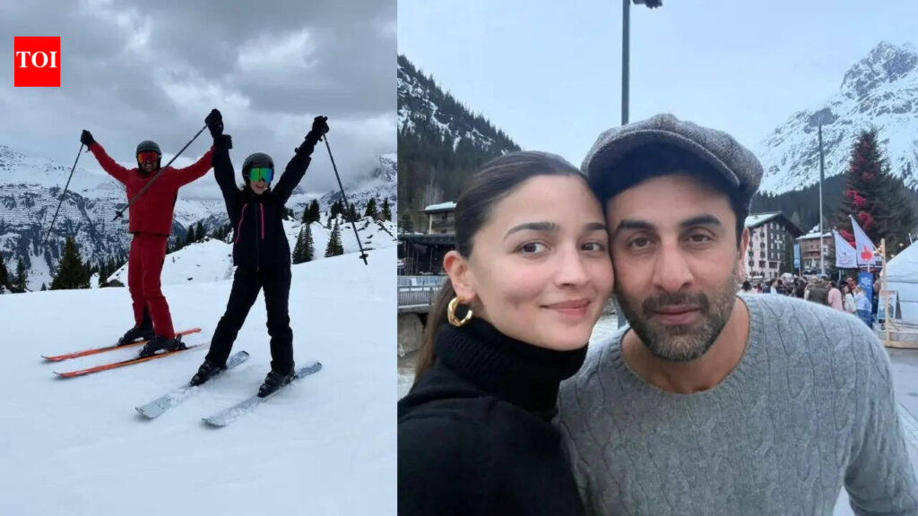Alia-Ranbir Wedding Anniversary: Alia Bhatt, Ranbir Kapoor celebrate anniversary with snow and skiing, the actress drops PICS, fans are reminded of ‘Yeh Jawaani Hai Deewani’ | Hindi Movie News