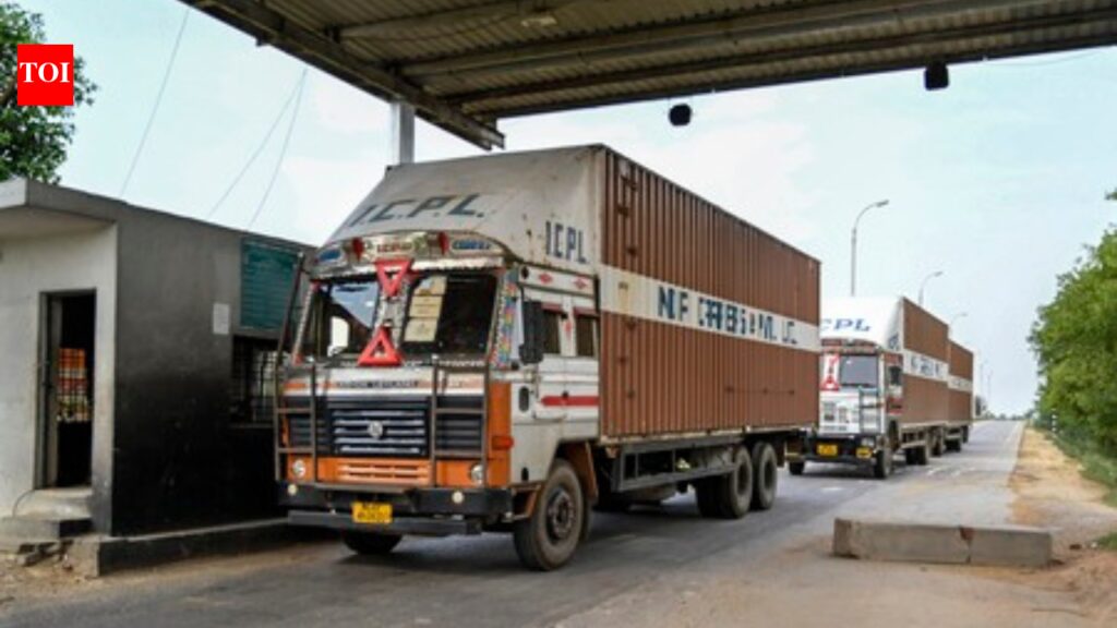 Overloaded vehicles to pay up to 4 times the toll; reporting to Vahan now mandatory | India News