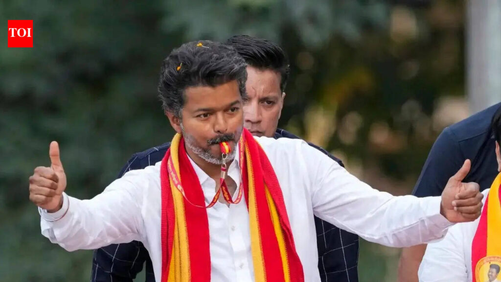 Tvk Chief Vijay: TVK chief Vijay booked ahead of Tamil Nadu polls | Chennai News