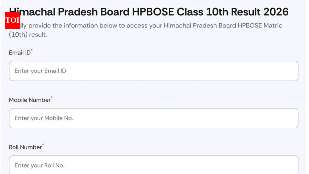 HPBOSE 10th Result 2026: How To Check Scorecards On The TOI Portal