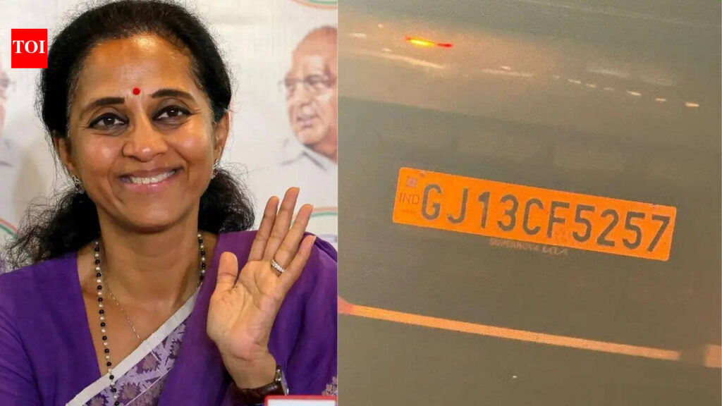 SUV grazes MP Supriya Sule’s car on Mumbai-Pune Expressway, all escape unhurt | Mumbai News