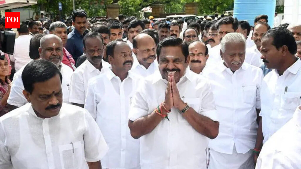AIADMK factions fight over legislature party leader post | India News
