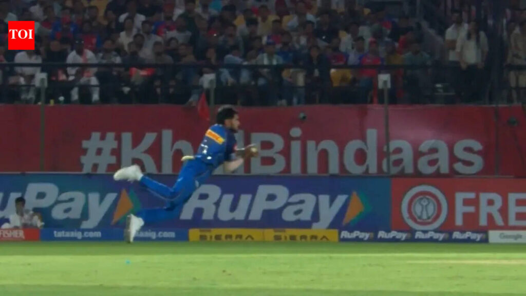 MI’s Raj Bawa flies to his left to complete stunning catch in IPL vs PBKS
